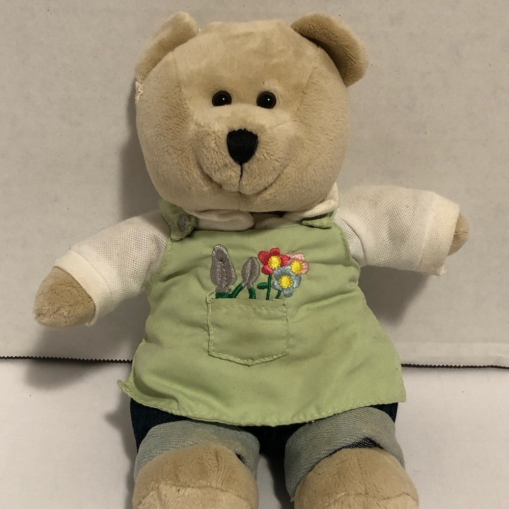 2006 Starbucks Collectible Bearista Garden Bear Stuffed Animal Plush